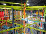 The Allegan Event Center has a ropes course, rock walls, mini golf, and arcade games